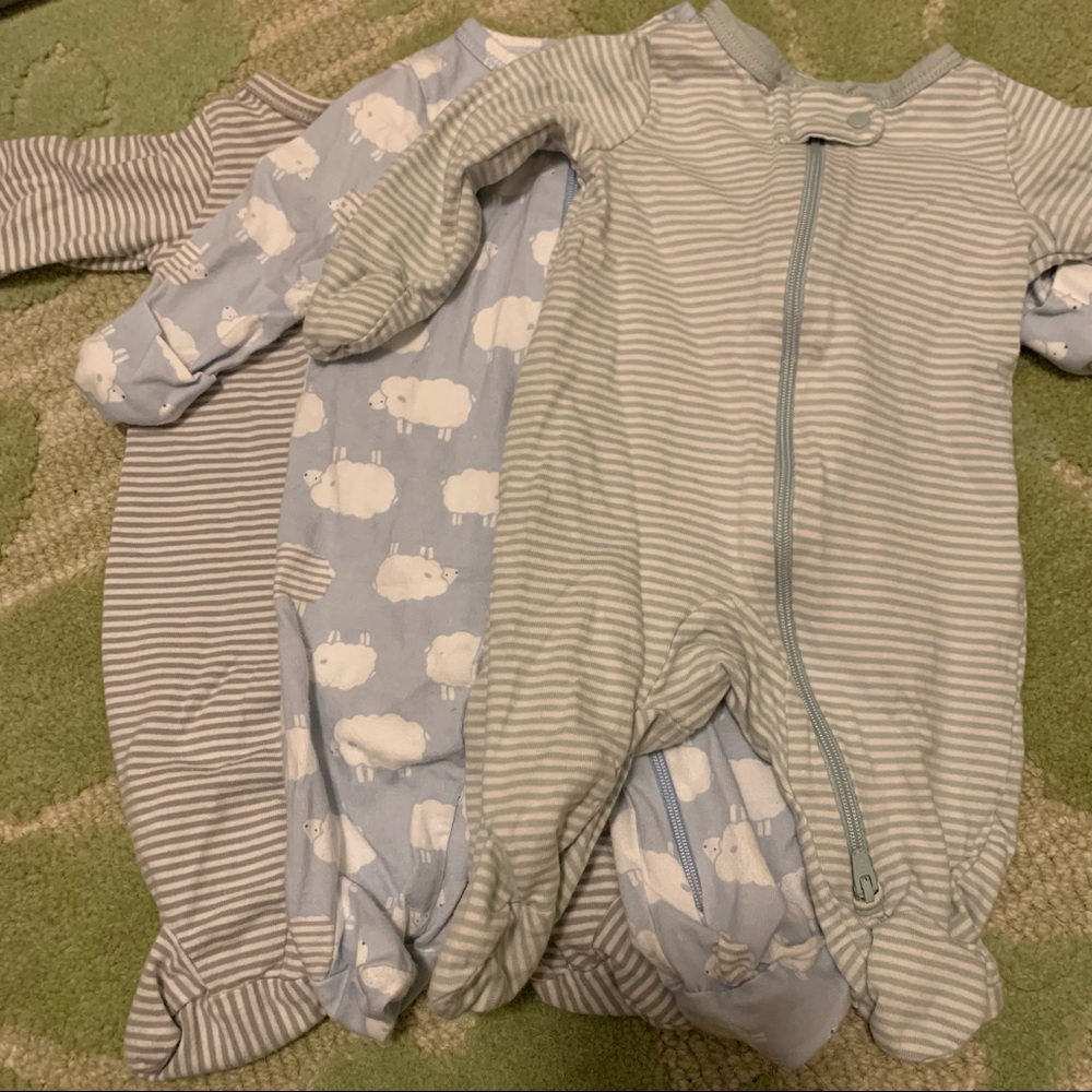 Bundle of 3 Newborn Footies